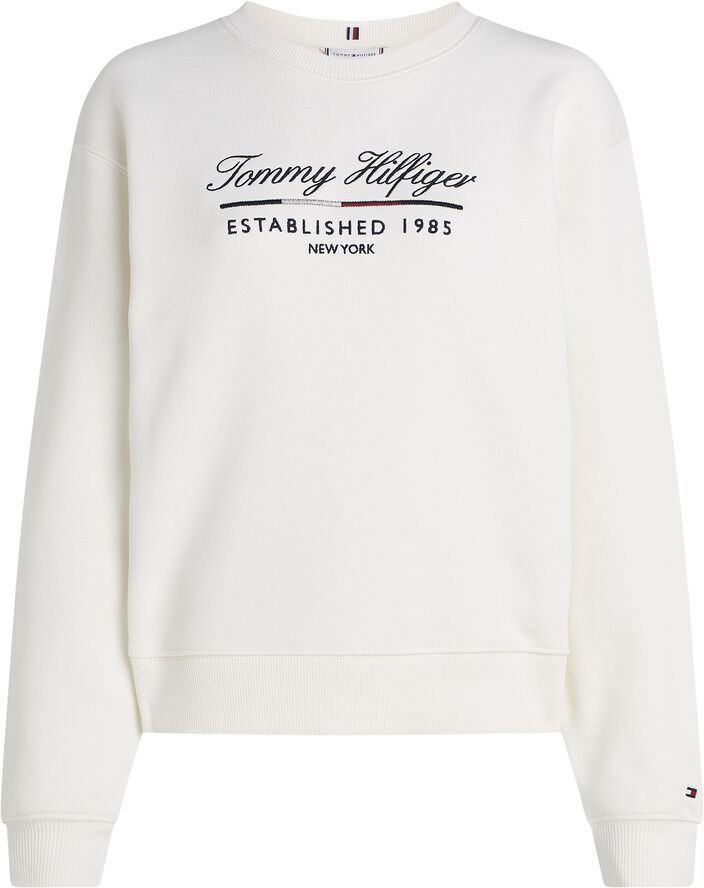 Tommy Hilfiger MDRN REG SCRIPT C-NK SWTSHRT Ancient white