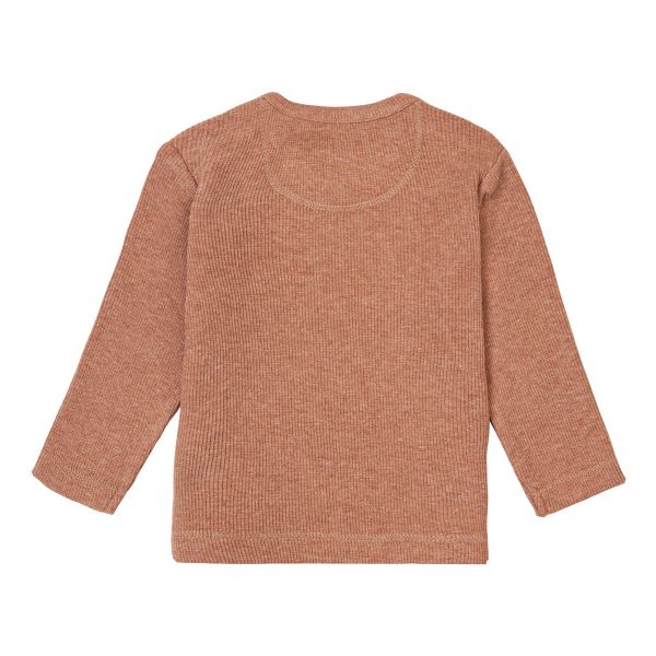 Noppies Rib Natal T-shirt Lange Mouwen Oatmeal Mt. 44