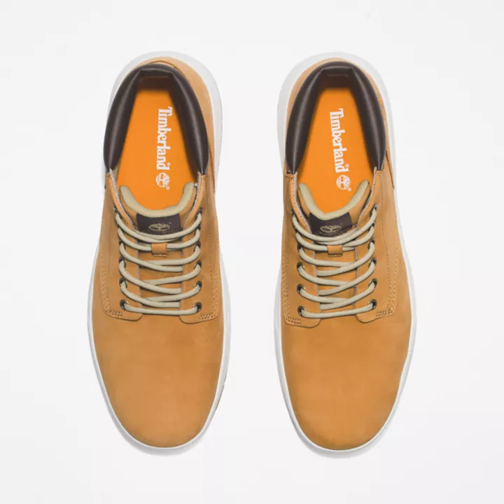 Chukka Maple Grove en cuir pour homme en jaune