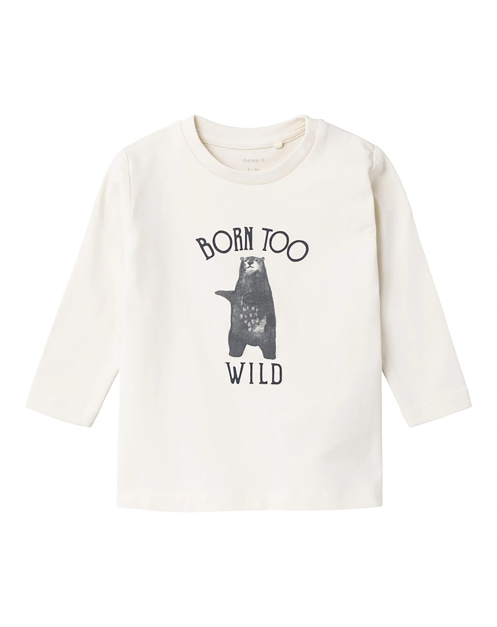 Langarmshirt NBMOTIO WILD in jet stream