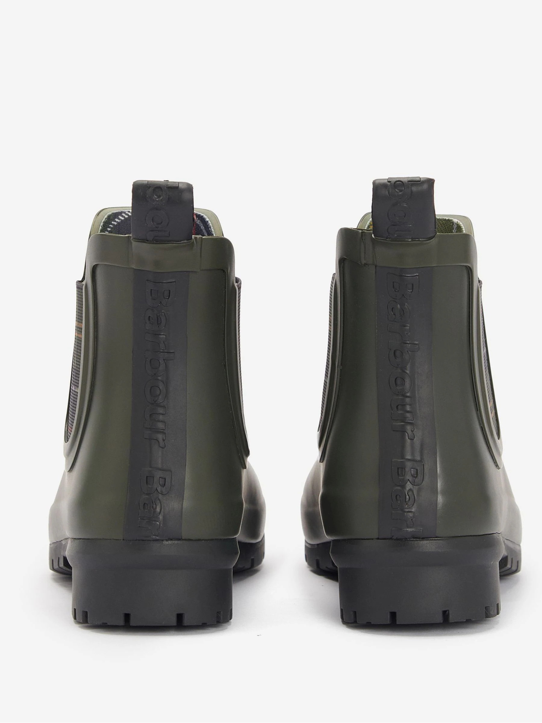 Groen - Barbour® Tartan Check Kingham Chelsea Wellington Boots