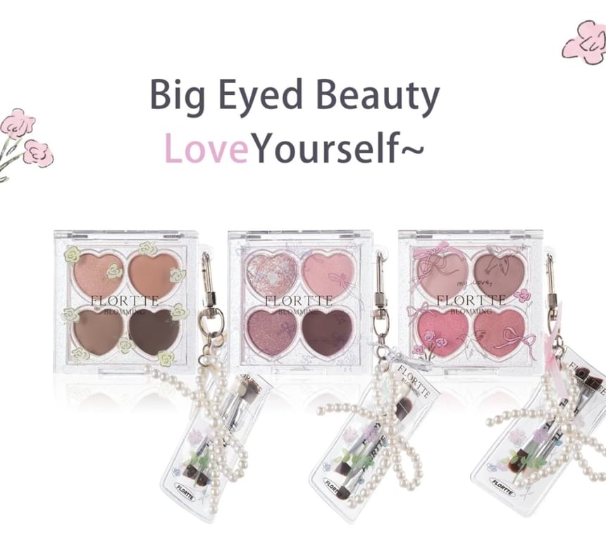 FLORTTE - Blooming Series 4 Kleuren Oogschaduw - 02