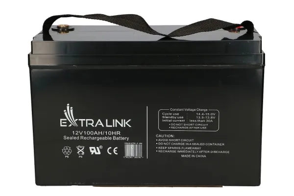 Extralink - UPS-batteri - Blysyre - 100 Ah - sort
