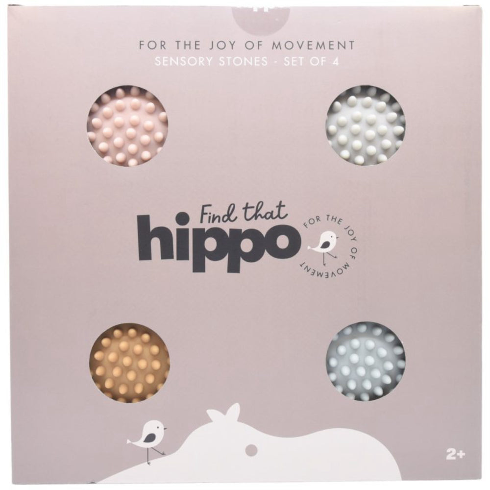 Køb Find that Hippo Sansesten - Sæt Med 4 Stk., Model Sunrise