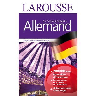 Larousse Dictionnaire de poche Plus Allemand