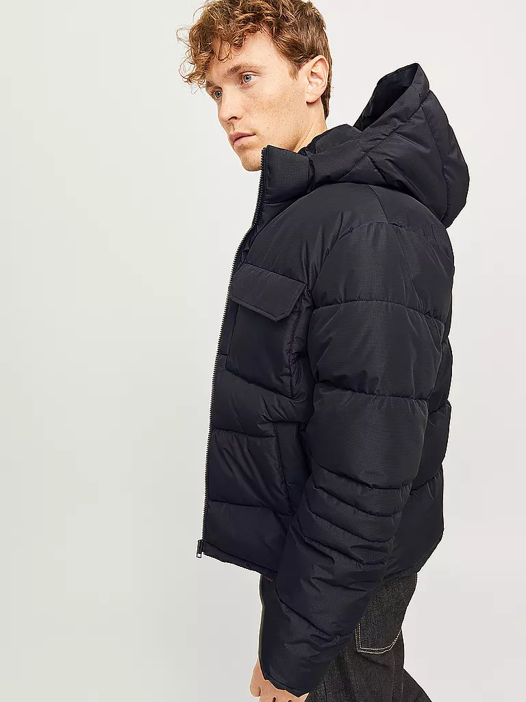 JACK & JONES Steppjacke JJBUILD schwarz