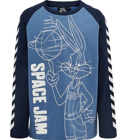Hummel Bluse - hmlSpace Jam Boys - Blåe Horizon m. Snurre Snup
