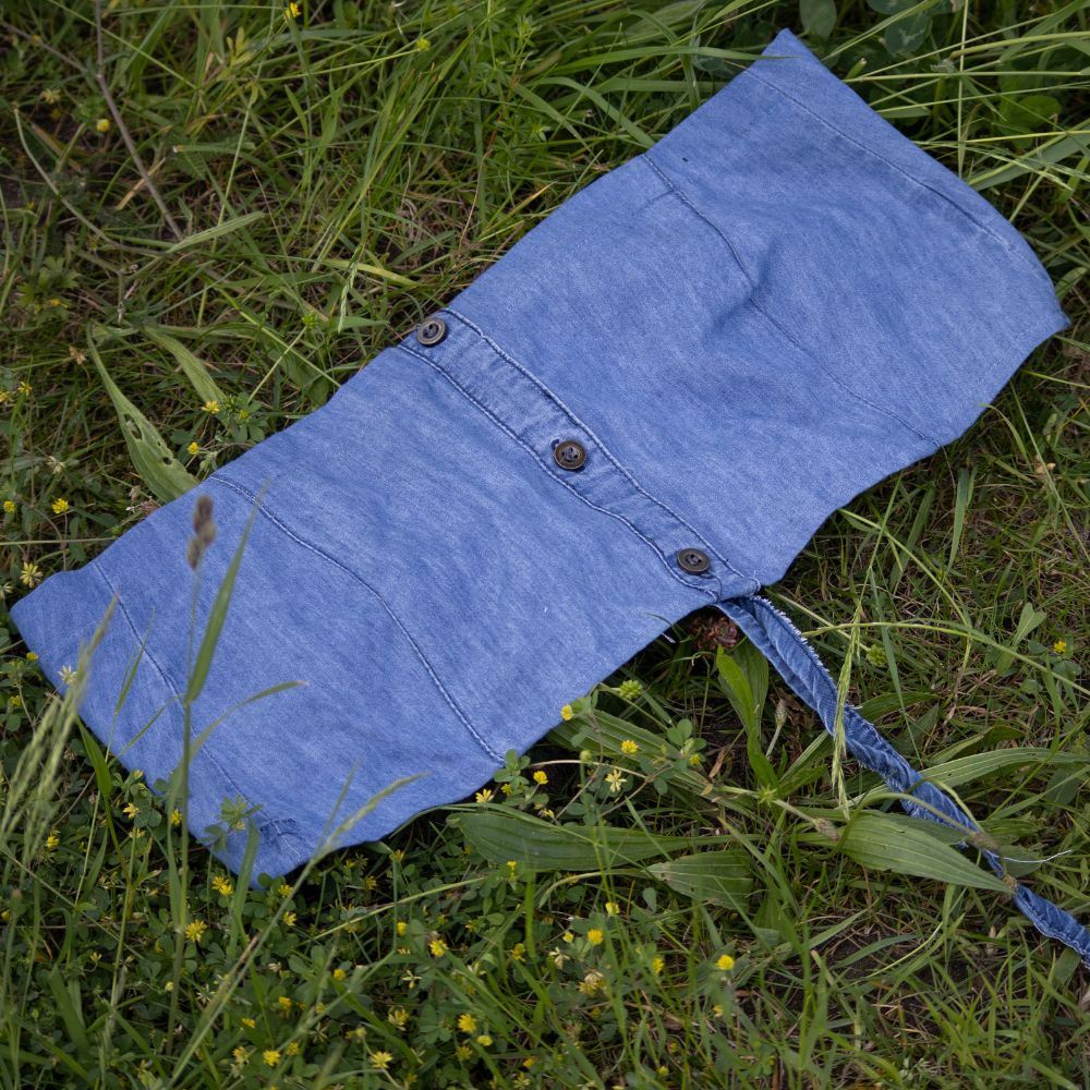 Bandeautop Zeeman x Oxious Denimblauw kopen? Goed en goedkoop