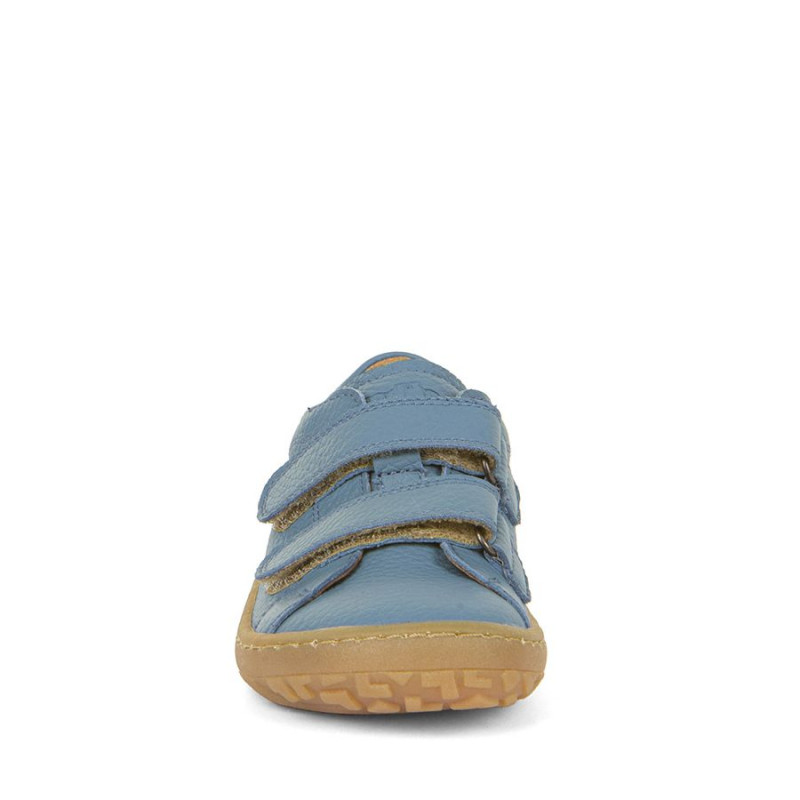 Froddo Froddo Barefoot Cuir Velcros Bleu Jeans