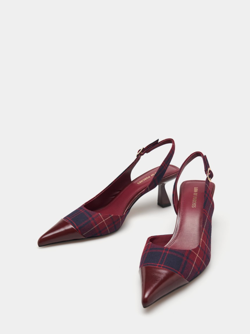 Sapatos mules com tacão kitten