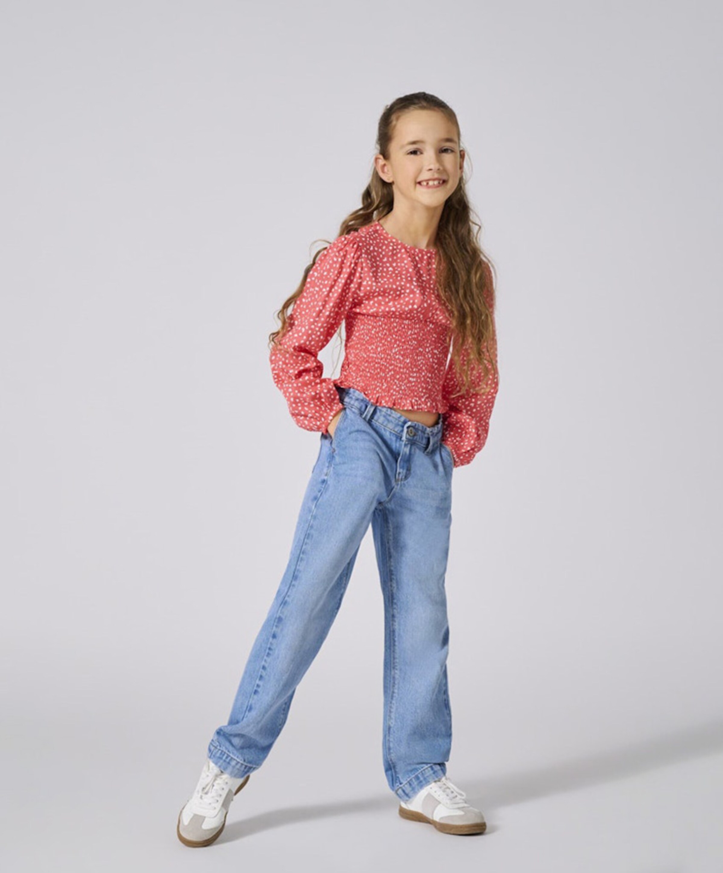 Only KOGMADISON BLUSH WIDE LBD DNM NOOS meisjes jeans blauw