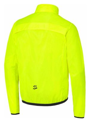Veste Coupe-Vent Unisexe Spiuk Anatomic Jaune Fluo