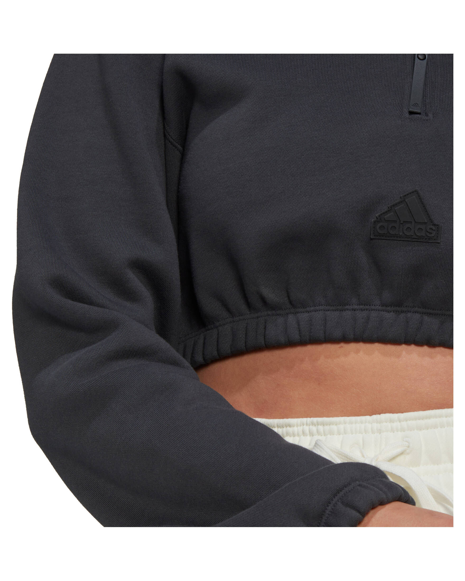 adidas Sportswear| Damen Sweatshirt CROPPED HALF-ZIP
