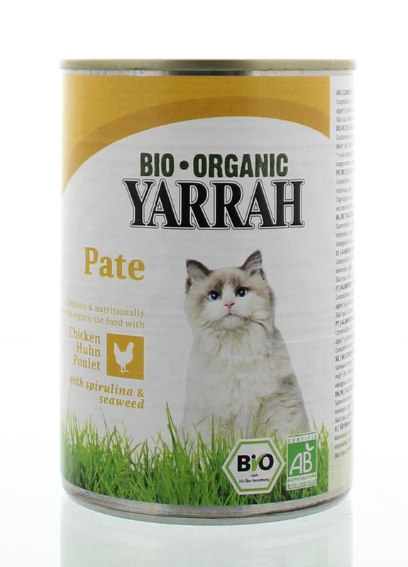 Yarrah Kat pate met kip 400g