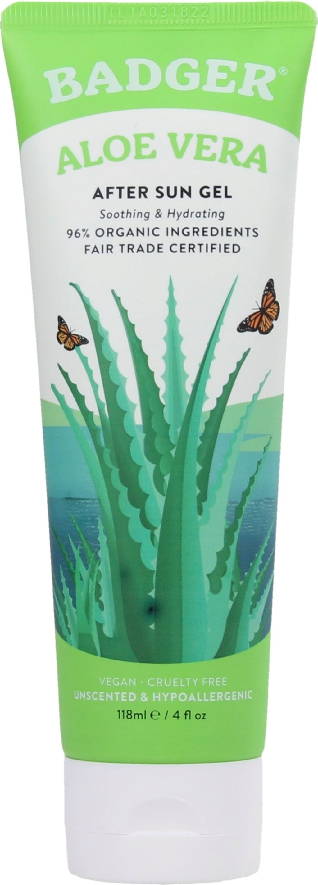 Badger Balm  Aloe Vera Gel, 118 ml