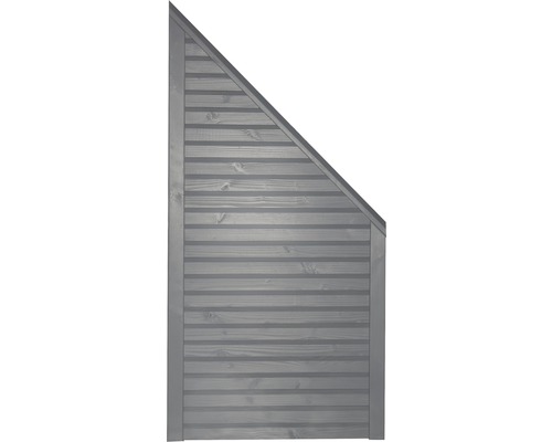 Eindelement Konsta Diamond rechts 90 x 180/90 cm lichtgrijs
