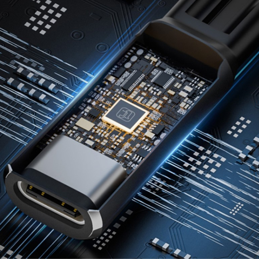5V USB C auf 2-pol. Adapter Stecker Ladekabel Aufsatz für Elektrische Rasierer von Philips - Grau