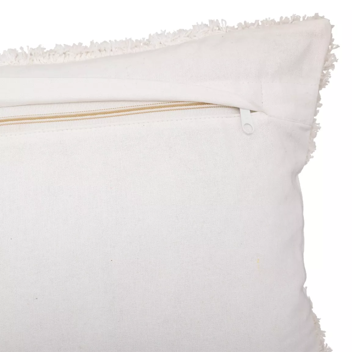 Housse de coussin rectangulaire coton (30 x 50 cm) Rory Ivoire