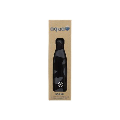 Aqua Fancy - Gourde Bouteille isotherme 500 ml - double paroi - disponible dans différentes couleurs - Viquel