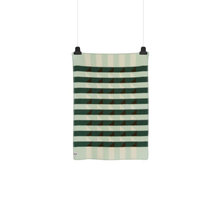 Røros Tweed Kvam plaid 135x200 Blue