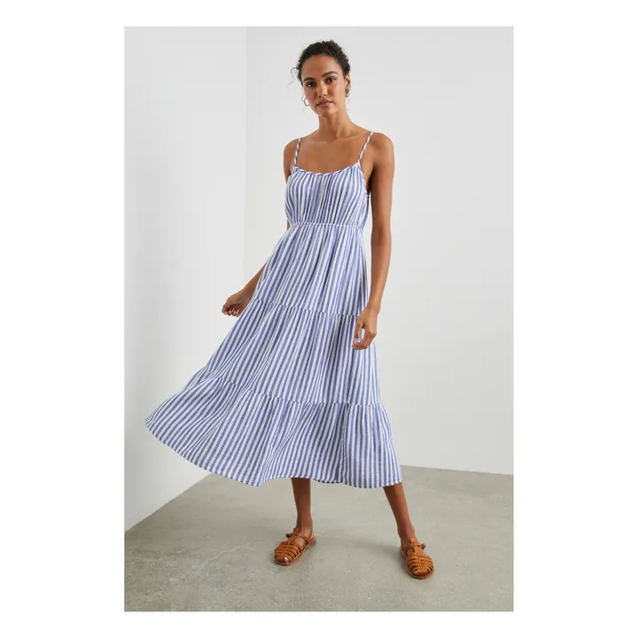 Rails Robe Blakely Rayures Coton Bio | Bleu