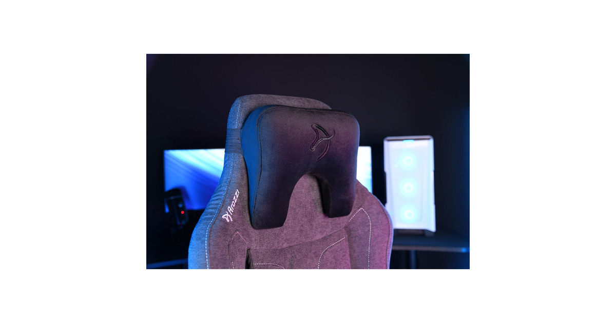 ArozziNeck Pillow - Velvet - Black nekkussen  (Zwart)