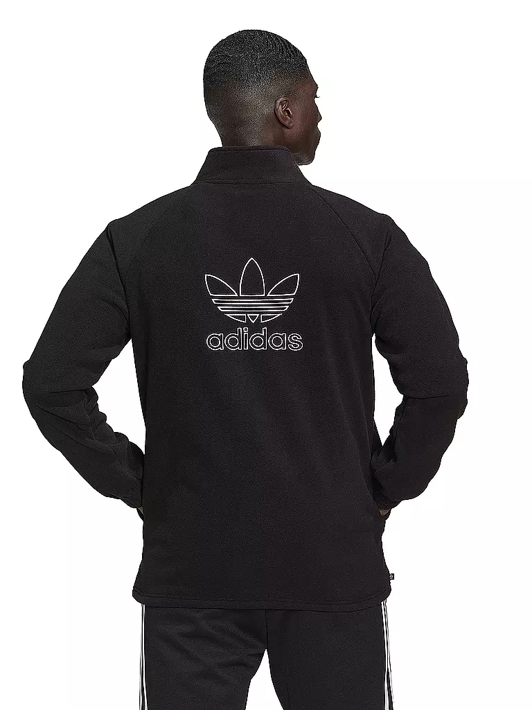ADIDAS ORIGINALS Fleecejacke schwarz