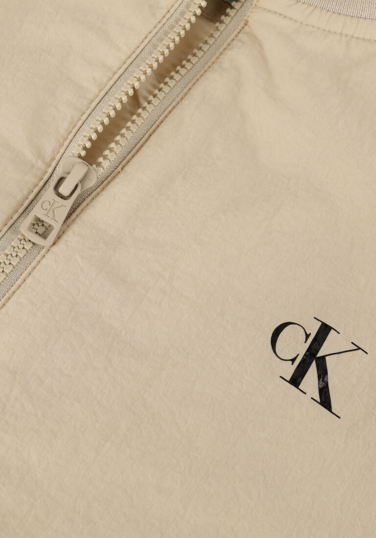 CALVIN KLEIN taupe calvin klein jack padded harrington