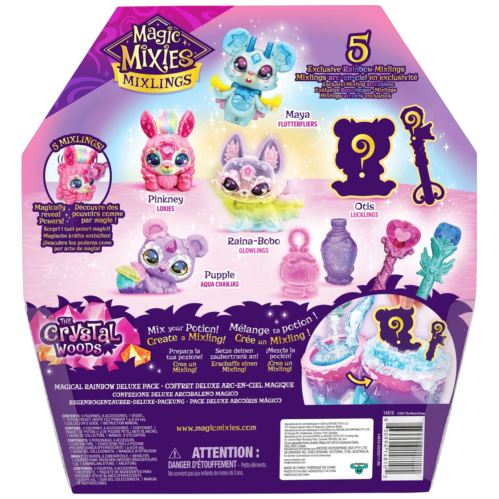 Magic Mixies Mixlings Magisches Regenbogen-Deluxe-Paket
