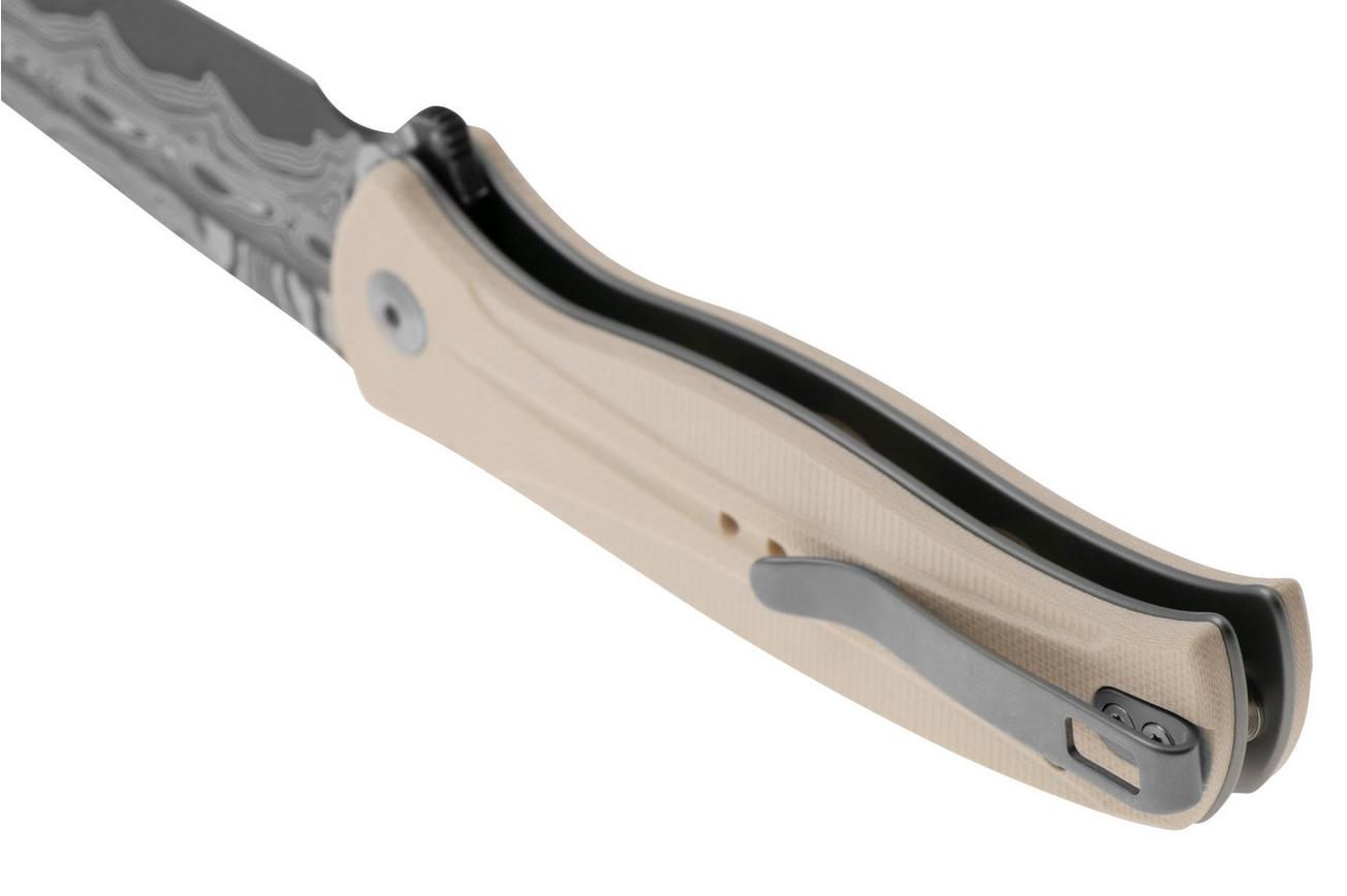 Civivi Incindie C23053-DS1 Damascus, Ivory G10 zakmes