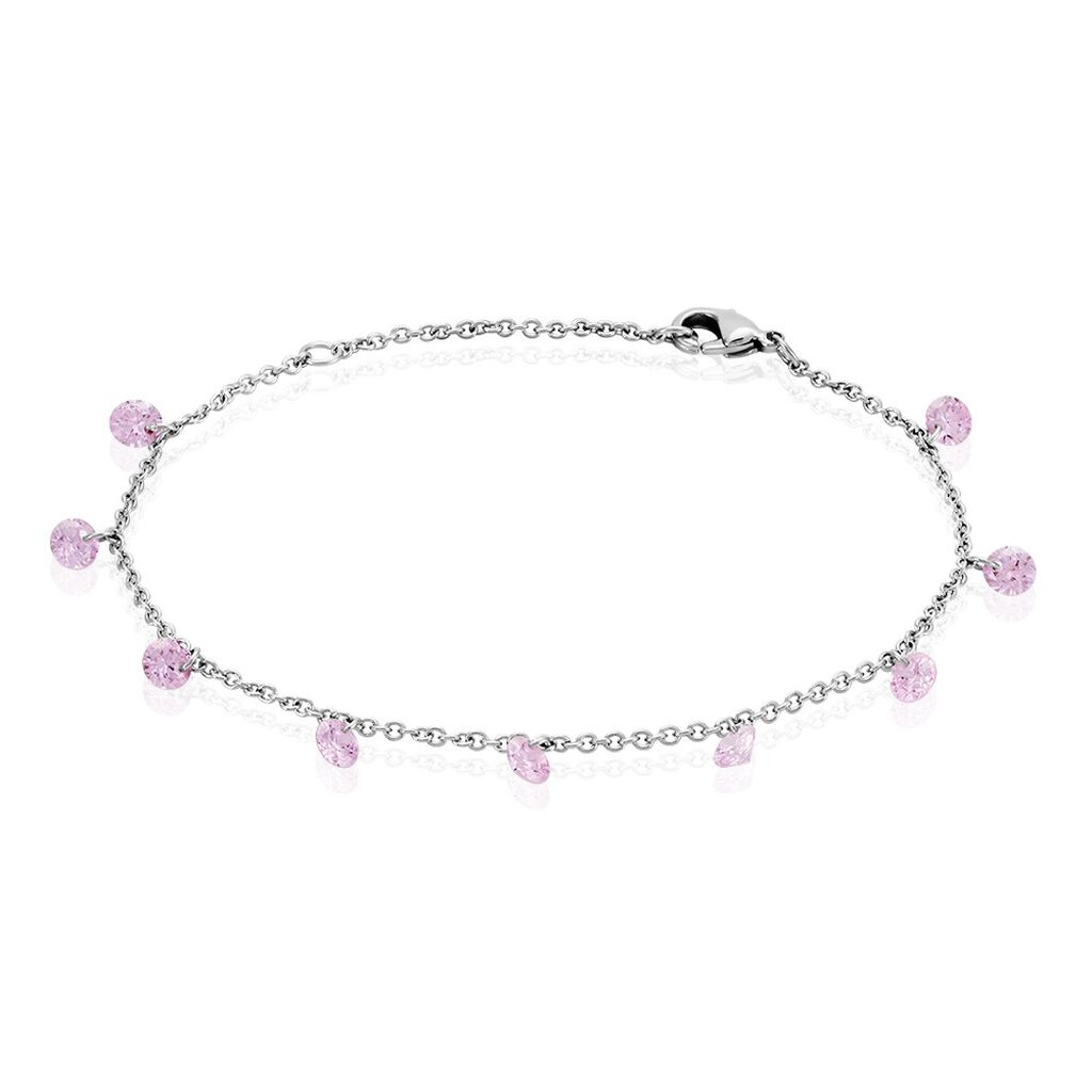 Bracelet Eartha Argent Blanc Oxyde De Zirconium