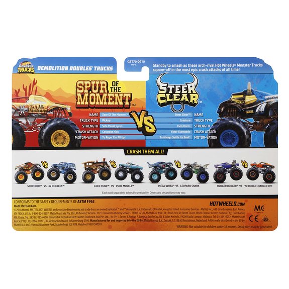 Monster Trucks Double Demolition Hot Wheels