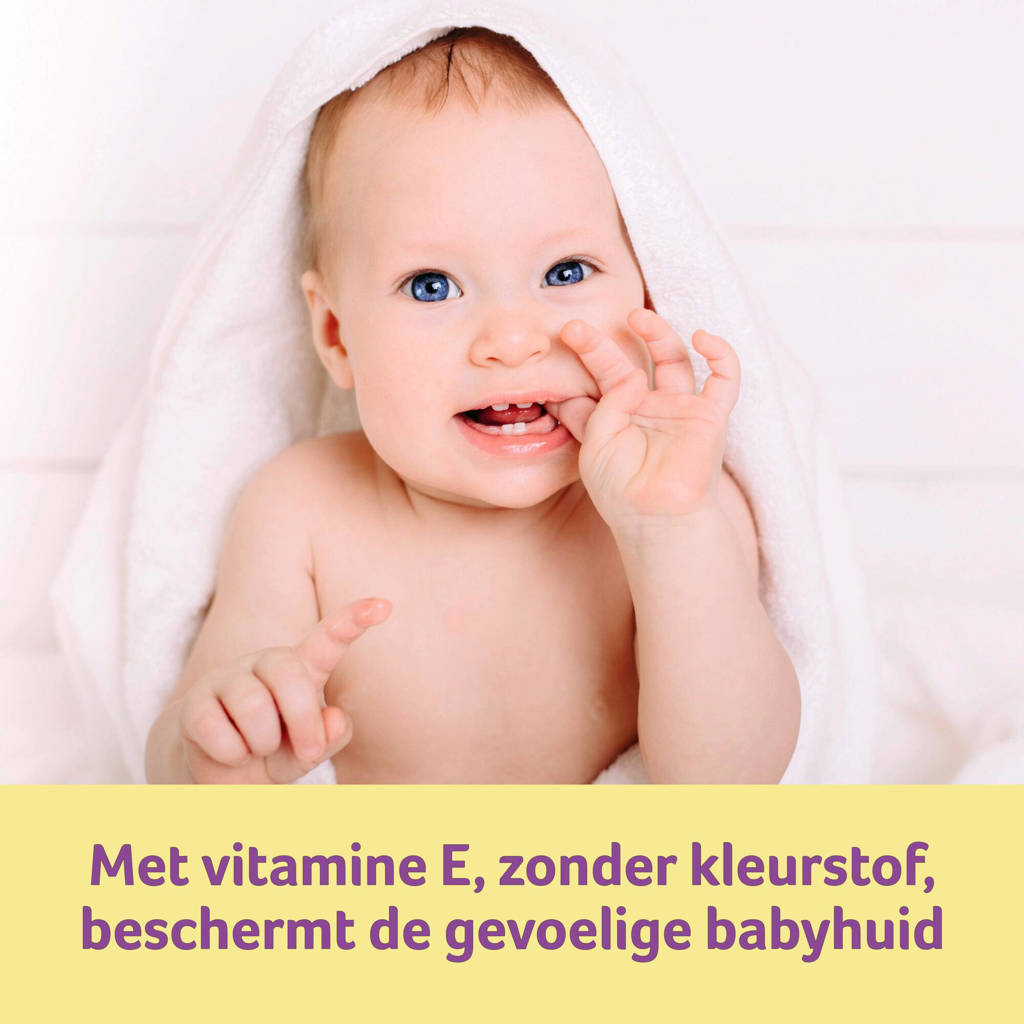 Fijn product, met handige dispenserzeepvrije wascrème Baby - 3 x 400 ml