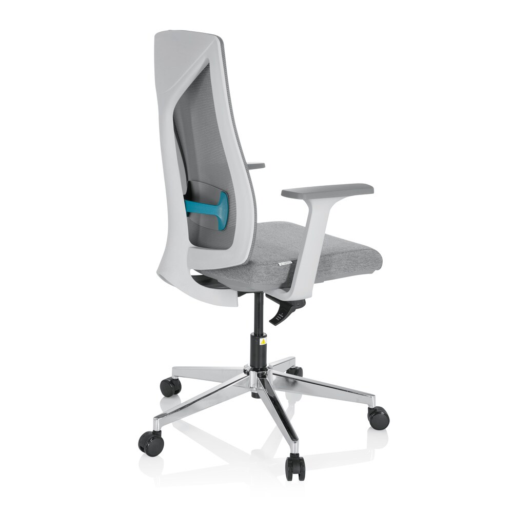Profi Bürostuhl HALIFAX Stoff/Netzstoff mit Armlehnen hjh OFFICE