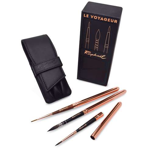 Raphaël® Le Voyageur Reisepinsel 3er-Set