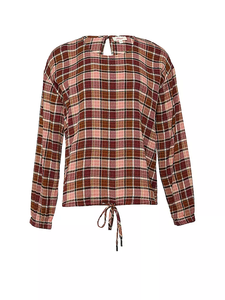 S.OLIVER Blusenshirt  rot