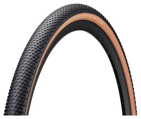 Pneu Gravel American Classic Aggregate 700 mm Tubeless Ready Souple Stage 5S Armor Rubberforce G Flancs Beiges
