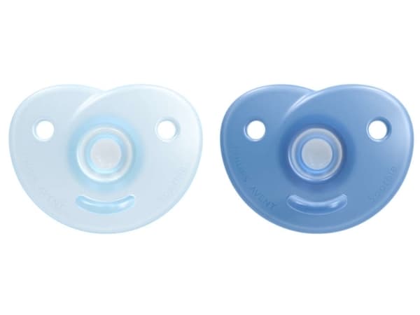 Philips AVENT Soothie SCF099/21 Soothie, Ultramyk, Ortodontisk, Silikon, Gutt, Tåler oppvaskmaskin, 2 stykker