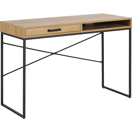 Seaford skrivebord - Egetræslook