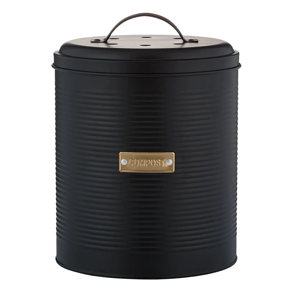 Seau à compost 2,5 L noir Typhoon
