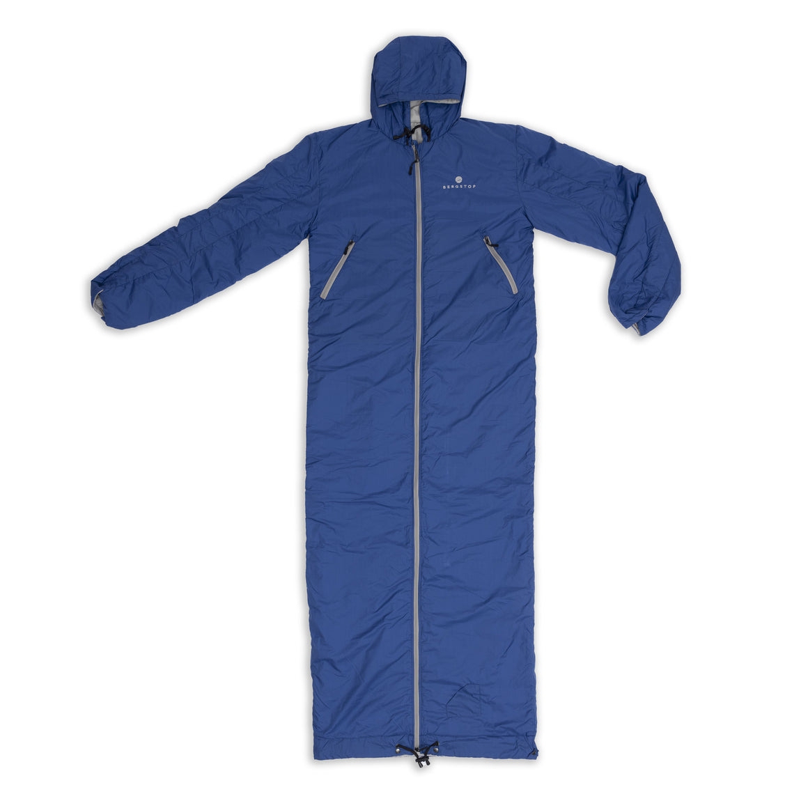 Bergstop Cozybag Comfort Multifunktionsschlafsack mit Ärmeln blau XL 250 cm