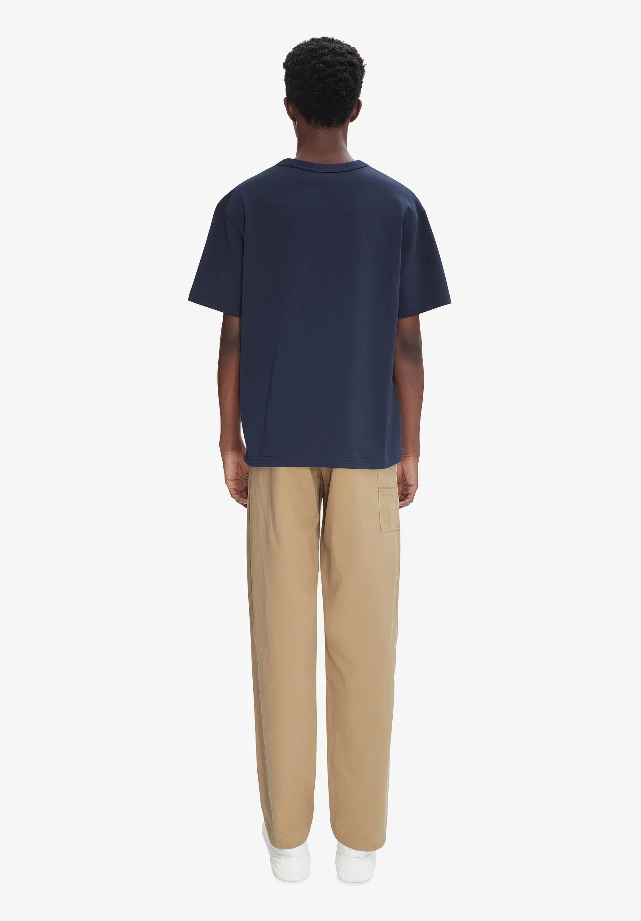t-shirt boxy petit vpc - Dark navy/ecru