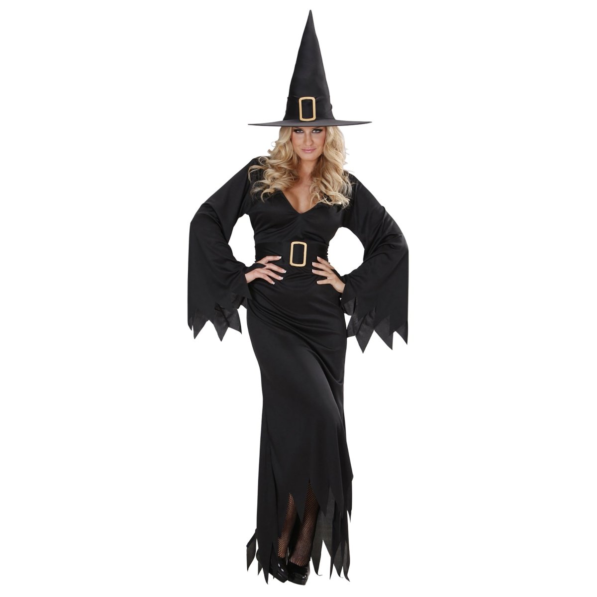 Halloween Jurk Zwart Heks