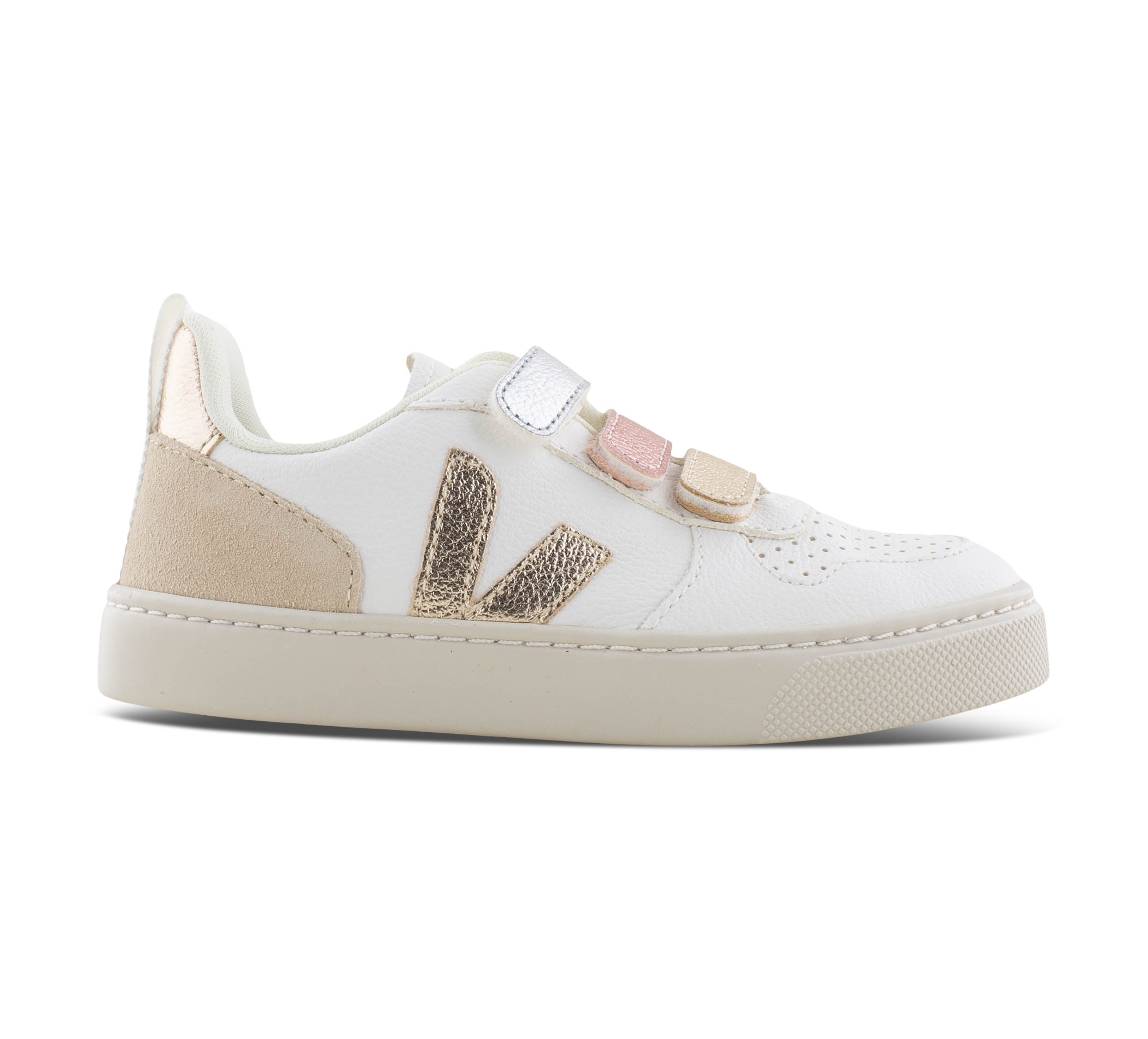 Veja Small V-10 - Klettschuhe weiss