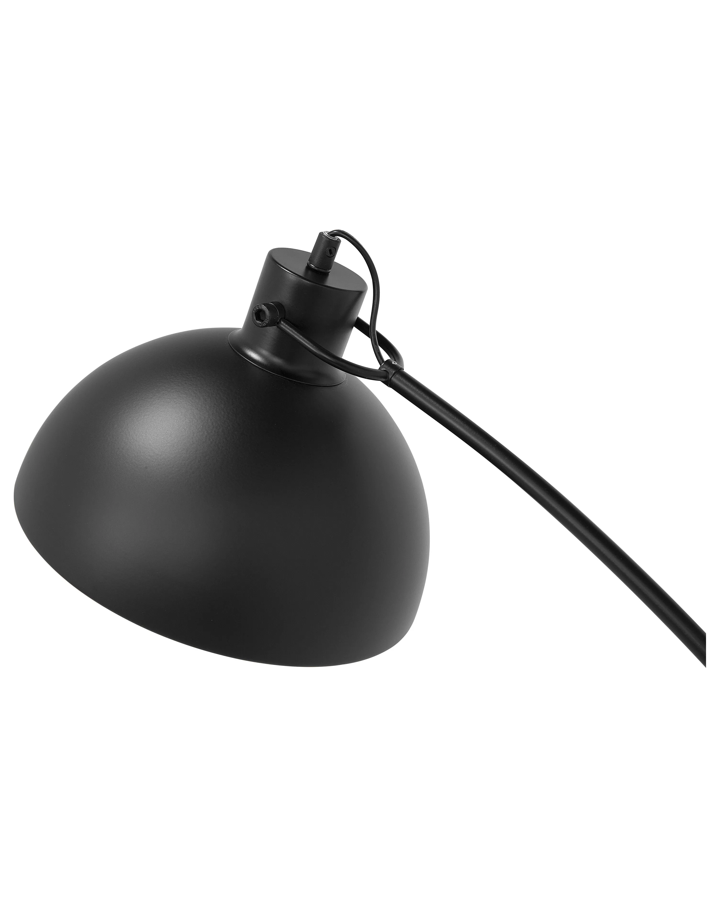 Staande lamp DINTEL Metaal Zwart