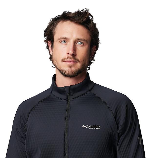 COLUMBIA - POLAIRE CRYSTAL LEAF OMNI HEAT HELIX HALF ZIP