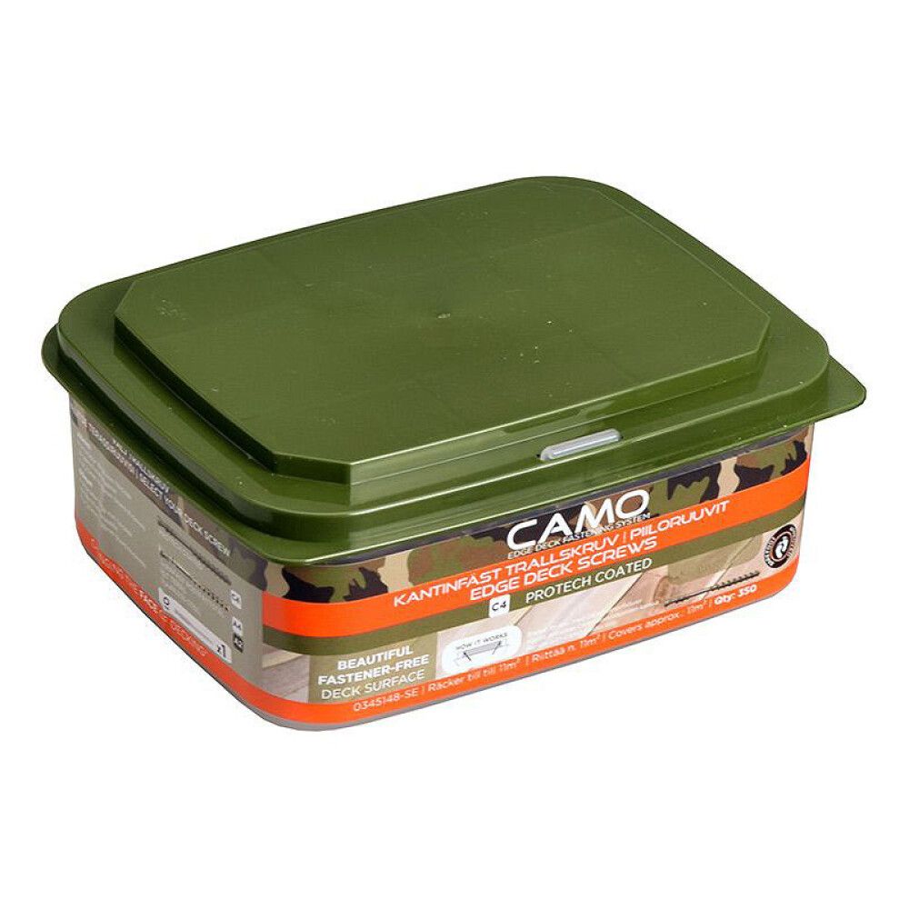 STARTSETT CAMO SKJULTE TERRASSESKRUER C4 60MM 350STK