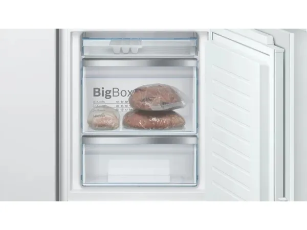 Bosch Serie | 6 KIS86AFE0 - Køleskab/fryser - bund-fryser - til indbygning - niche - bredde: 56 cm - dybde: 55 cm - højde: 177.5 cm - 266 liter - Klasse E