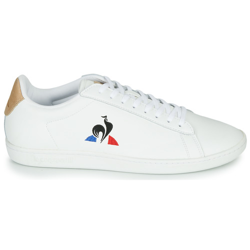 Le Coq Sportif - COURTSET - Blanc / Cognac