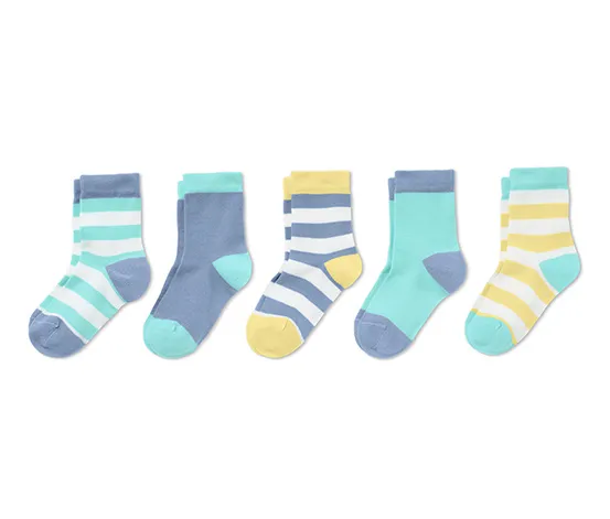 5 Paar Socken aus Bio-Baumwolle, mehrfabig